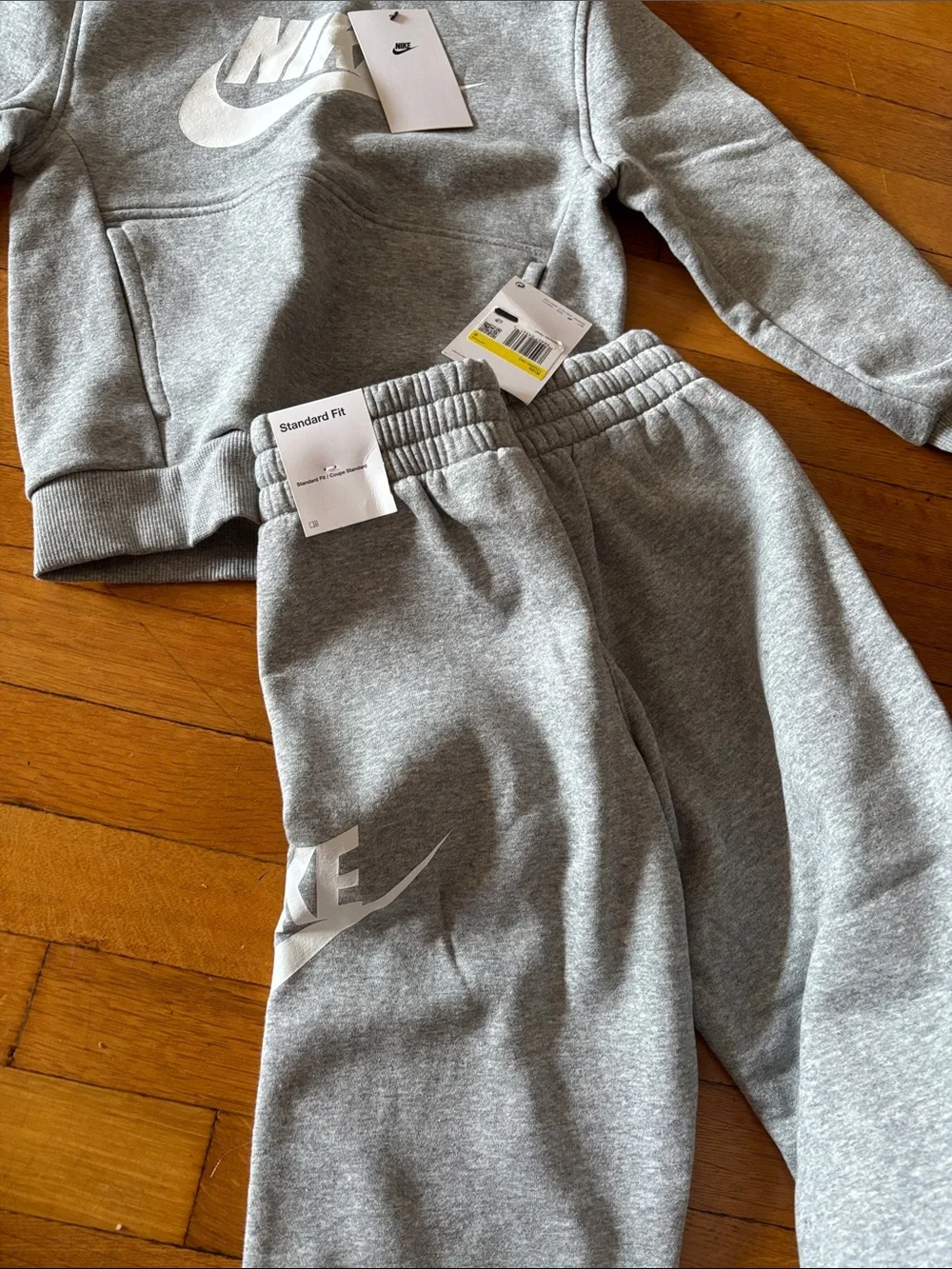 Nike Kids Gray Hoodie and Joggers Set